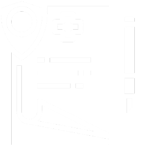 Medical document icon with a pen.